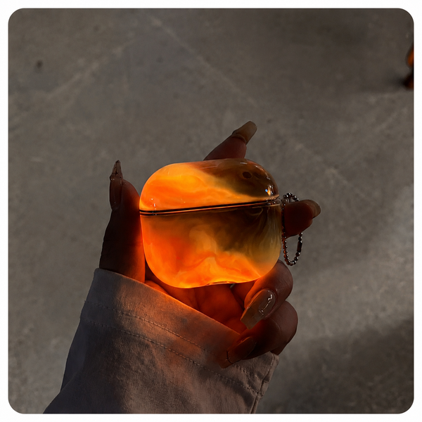 LUNAR ORANGE AIRPOD CASE